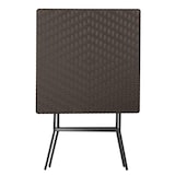 thumbnail of Table pliante carrée marron Bolero 620mm