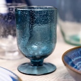 thumbnail of Stielglas Gordes Bullé 25 cl blau x6 - Glas Table Passion