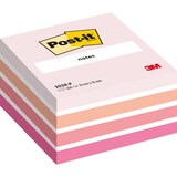thumbnail of Bloc de Notes Post-it®, assorti de roses, 76x76 mm, 450 feuilles/bloc (2028-P)