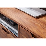 thumbnail of Massives Lowboard im Landhausstil, Fernsehkonsole mit Stauraum, Handgefertigt. 135x45x51 cm | Kadima Design