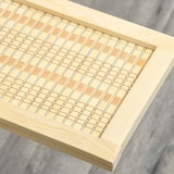 thumbnail of HOMCOM biombo de 4 piezas de bambú separador de ambientes plegable con 2 estantes extraíbles divisor de habitaciones dormitorio 180x180 cm natural