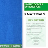 thumbnail of Benetton – Set mit 2 Handtüchern, 90 x 160 cm, 380 g/m², Velours, 100 % Baumwolle, Blau