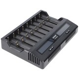 thumbnail of XTAR VC8S 8fach Schnell-Ladegerät für 1-8 Li-Ion 3,6V und 3,7V Akku und NiMH 1,2V Akku, USB-C-Ladeanschluss, max. 8A Gesamtleistung