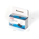 thumbnail of SIGMA Multifunctionele nietjes, metaal, 25 mm, zwart, 12 stuks