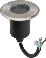 thumbnail of LED Einbau Bodenleuchte Bodenspot Bodenstrahler Edelstahl Rund  mit GU10 Fassung ohne Lechtmittel