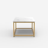thumbnail of Tavolino da salotto contemporaneo 100x60x45cm effetto marmo Corniola - Oro-CFT10045MARGOL