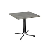 thumbnail of acamp Tisch piazza 80x80cm anthrazit/cemento
