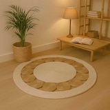 thumbnail of WellHome - Tapete redondo de taboa e folha de milho