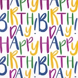 thumbnail of Home Fashion, Happy Birthday! dusty, Lunch-Servietten aufgefaltetes Maß 33 cm x 33 cm, im Viertelfalz, 20 Stück pro Pack