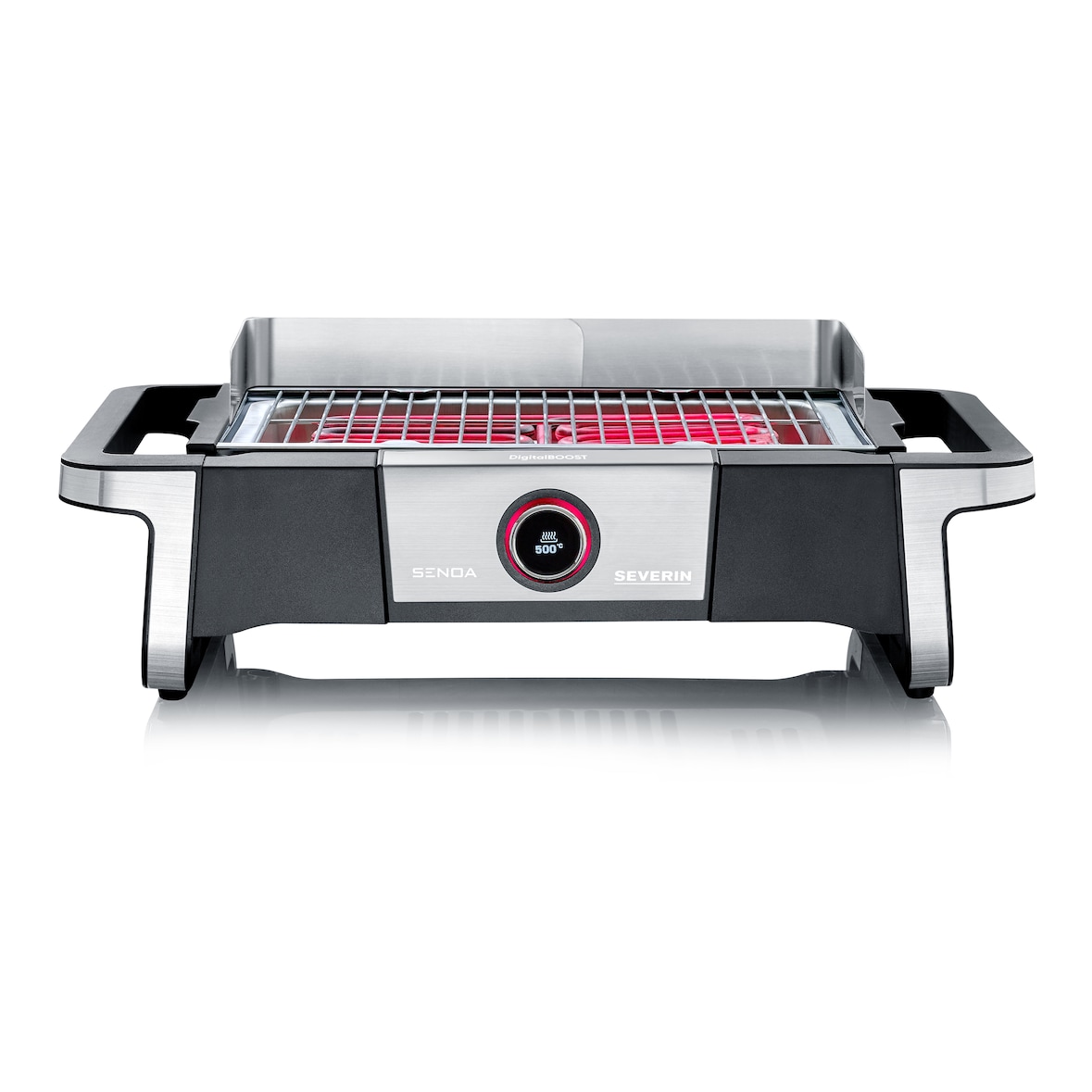 SEVERIN PG 8114 - Barbacoa SENOA Digital Boost S - 3000 W Negro / Plata