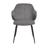 thumbnail of SalesFever Armlehnstuhl | 2er Set | Texturstoff | B 54 x T 55 x H 83 cm | Grau