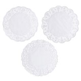 thumbnail of 6 Tortenspitzen rund weiss 3 Größen sortiert: 35, 36, 37 cm