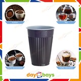 thumbnail of DayBays 400 Stk. Thermobecher Einweg 180ml Ø70mm braun-weiß Automatenbecher aus PS Automatengängig