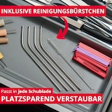 thumbnail of Westmark 4 cannucce inox curvate+scovolino ø6 x 215mm