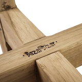 thumbnail of Bazar Bizar Tabouret en bois de teck 35x35x45 cm naturel