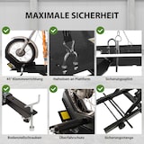 thumbnail of Motorradhebebühne hydraulisch 360 kg Breite 47 cm kleine Montagebühne Heber Motoradlift in Schwarz