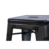 thumbnail of Halenbeek Tabouret de bar Iron gris métal, 75 x 51 x 51 cm, gris