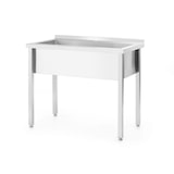 thumbnail of Hendi Spültisch mit Aufkantung Budget Line 800x600x850mm