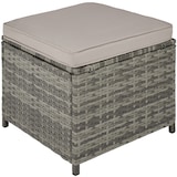 thumbnail of tectake Conjunto de ratán Palermo   gris - 403562