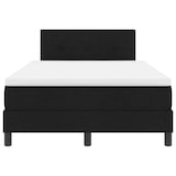 thumbnail of vidaXL Boxspringbett mit Kopfteil Schwarz 120 x 200 cm Stoff