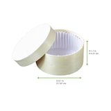 thumbnail of PACKNWOOD - 120uds - Caja Redonda de Madera FSC Mix + Papel Ing - Cocción al Horno H42mm 100ml