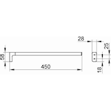 thumbnail of KE Handtuchhalter MOLL 1tlg Ausl 450mm v