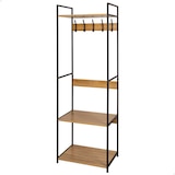 thumbnail of Max Home Perchero zapatero madera y acero 3 estantes 60x40x175 cm