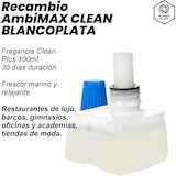 thumbnail of Recambio Ambimax fragancia Clean Plus 100ml, 30 días de duración, 150m2 de cobertura, frescor marino y relajante. (NO INCLUYE APARATO)