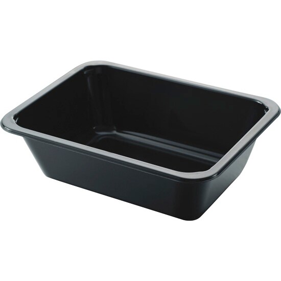 840x DUNIFORM CPET-Take-Away klein 171 x 127 x 50 mm Schwarz ungeteilt