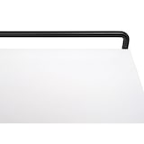 thumbnail of Wandplank HWC-K77, Hangende plank Keukenplank, massief hout metaal industrieel 2 planken 50x35x17cm ~ wit