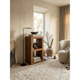 thumbnail of Rustikales Standregal: Massivholz Sheesham, vielseitig nutzbar, handgefertigt, einfache Pflege. Braun, 50x35x88 cm | Kadima Design