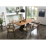 thumbnail of SIT Möbel Tisch 180x90 cm| Platte Akazie 36 mm natur | Metallgestell schwarz | B 180 x T 90 x H 75 cm | 16108-11 | Serie TABLES & CO
