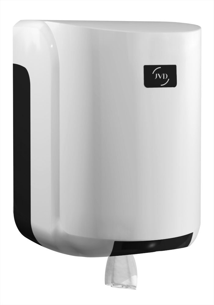 JVD Dispensador de papel mecha CLEANLINE blanco.