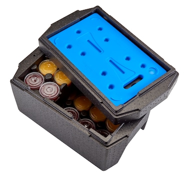CAMBRO - CP3253 - Placa fría Camchiller GN 1/1 para EPP160, EPP180, EPP180LH, EPP300 y EPP400 - 53 x 32,5 x 3 cm - Azul glaciar