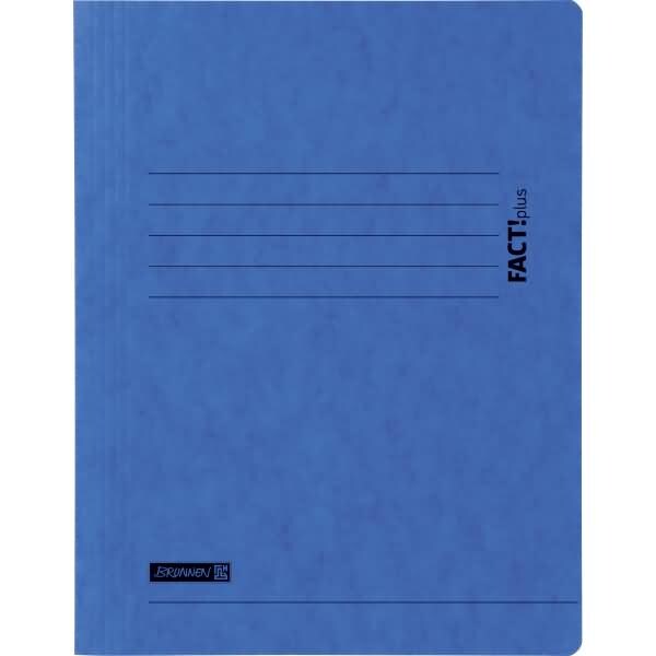 Sammelmappe Fact! A4 375g/qm Karton blau