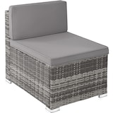 thumbnail of tectake Salon en rotin Lignano - gris - 404782