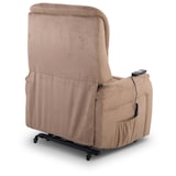 thumbnail of Fernsehsessel mit Aufstehhilfe, Relaxsessel mit elektrischer Liegefunktion, 2 Motoren, 120 kg belastbar, Mikrofaser, Braun, Raburg Jan