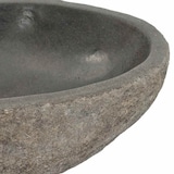 thumbnail of vidaXL Wastafel ovaal (29-38)x(24-31) cm riviersteen