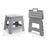 thumbnail of Marbueno Taburete Plegable Plastico Color Surtido 33x26,5x27 cm Jardin 10534