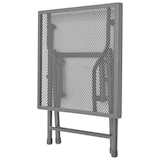 thumbnail of vidaXL Ligbedden 2 stuks met tafel staal antraciet