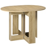 thumbnail of Mesa plegable de comedor mesa de cocina plegable con 2 alas abatibles mesa plegable para 2-4 personas 104x76x73,7 cm roble