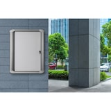 thumbnail of Vitrine Magnética Exterior Mastervision Bi-Office - 670 x 931 mm (9xA4), Superfície em Aço Lacado, Porta de Vidro com Fechadura, Moldura de Alumínio