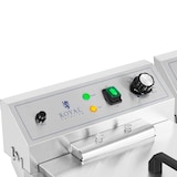 thumbnail of Royal Catering - Royal Catering RCPKF 26DSH Friteuse Électrique Professionnelle Semi-Professionnelle Avec Robinet De Vidange Sur Pied Armoire