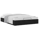 thumbnail of vidaXL Ottoman-Bett ohne Matratze Schwarz 140x190 cm Samt