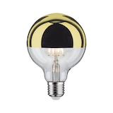 thumbnail of Paulmann Modern Classic Edition Standard 230V LED Globe Kopfspiegel E27 G95600lm 6,5W 2700K dimmbar Kopfspiegel Gold 28675