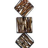 thumbnail of SalesFever Stehleuchte | Gestell Treibholz / Schirm Leinen | B 40 x T 20 x H 155 cm | Natur – Schwarz