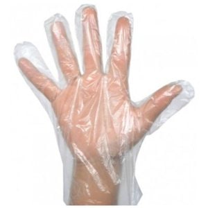 Guantes desechables de polietileno. Caja 10.000 uds