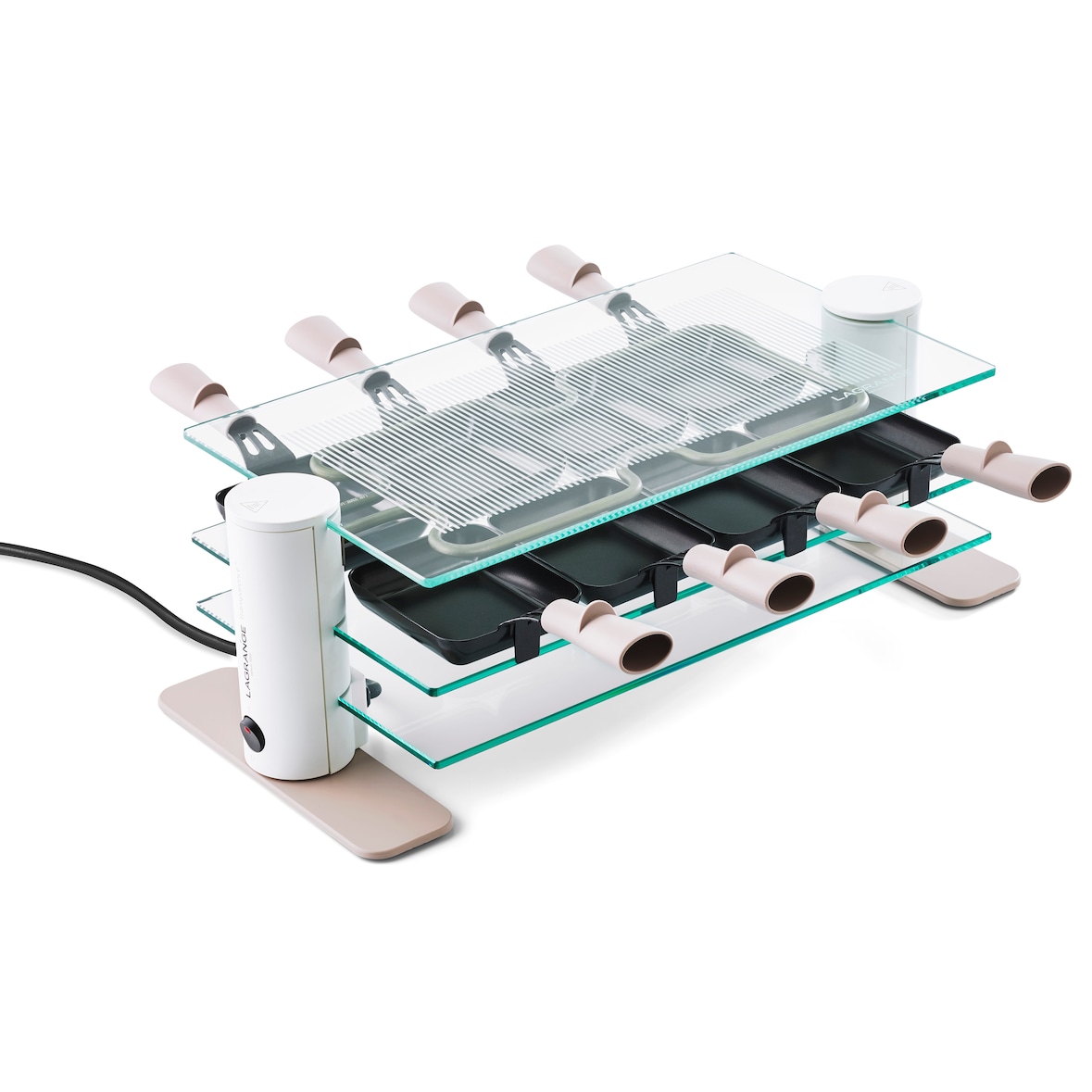 Lagrange raclette transparence Minéral 8 personnes  1000W 009808