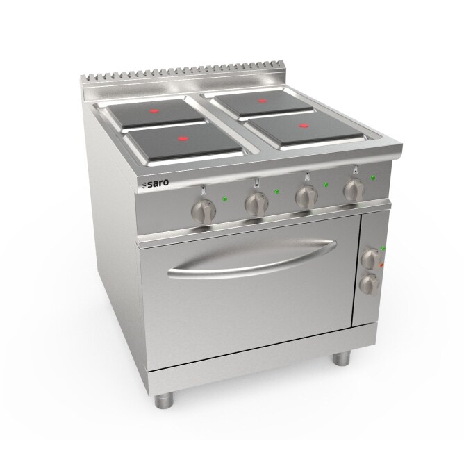 Saro elektrische kookplaat + oven, 4 branders, model Lq / Cqe4Le