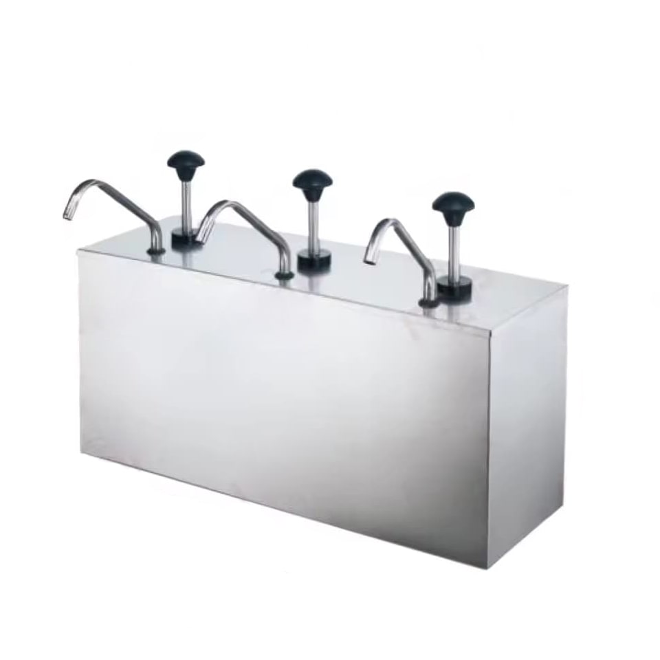 Distributore di salse commerciale - 3 contenitori